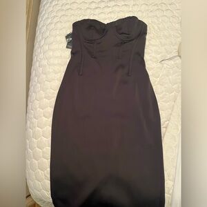 Marciano Strapless Black Dress